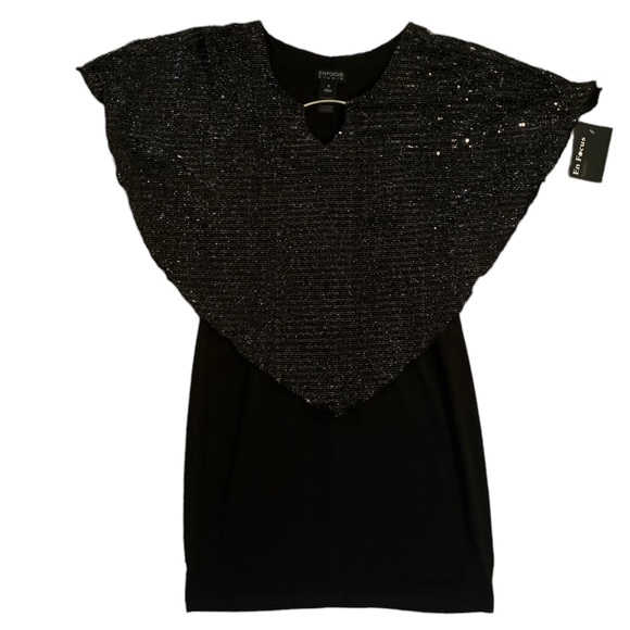 NWT Size 6 Enfocus Studio Black Dress - Picture 1 of 4